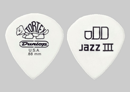 DunlopTortex Jazz III White (478R)の画像