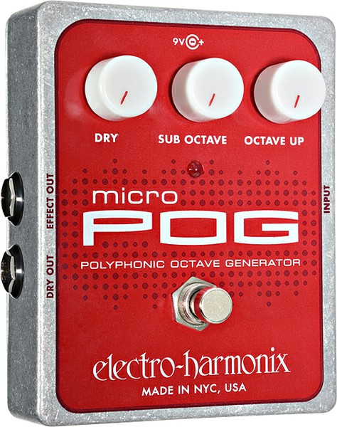 electro harmonixMicro POG Polyphonic Octave Generatorの画像