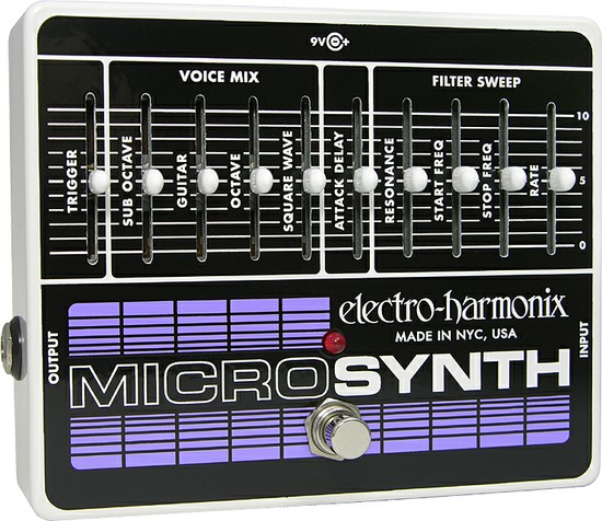 electro harmonixMicro Synthesizer Analog Guitar Microsynthの画像