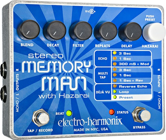 electro harmonixStereo Memory Man with Hazarai Digital Delay/Looperの画像