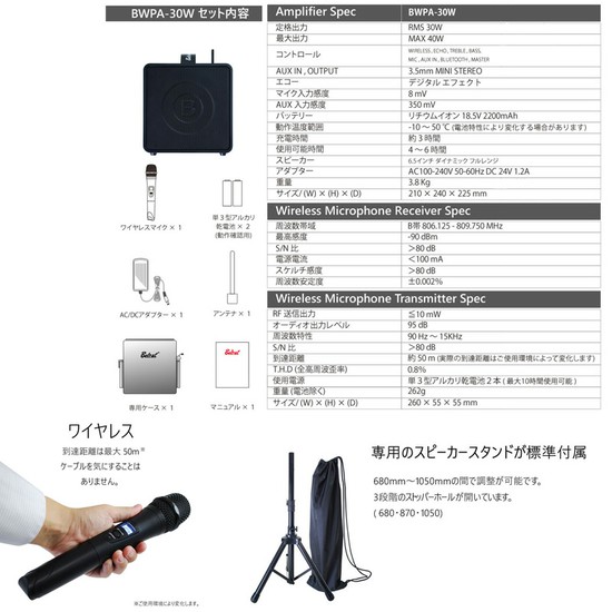 BelcatBWPA-30Wの画像