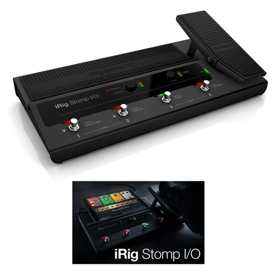 IK Multimediaペダルボード・コントローラー iRig Stomp I/Oの画像