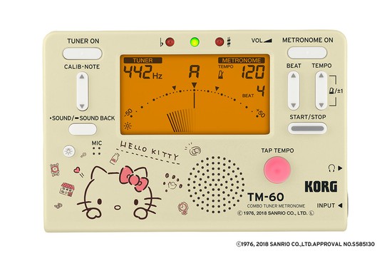 KORGサンリオキャラクターのコラボレーション・モデル TM-60-SKT ハローキティの画像