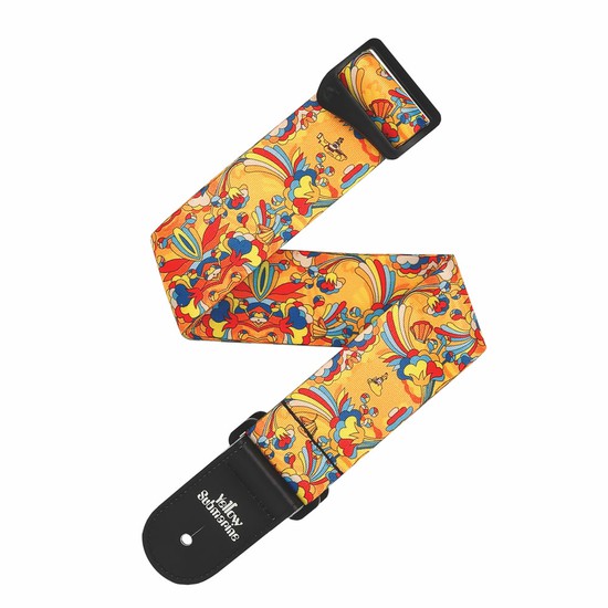 D'AddarioTHE BEATLES YELLOW SUBMARINE,PRIMROSE PRAIRIE POLYESTER STRAP 50BYS02の画像