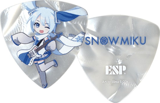 ESPSignature Pick Series 初音ミク Model PD-Miku-SNOW/トライアングル10枚セットの画像