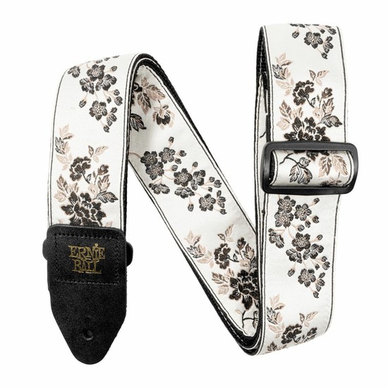 ErnieBallPO5440 Classic Jacquard Guitar/Bass Strap Shadow Blossomの画像
