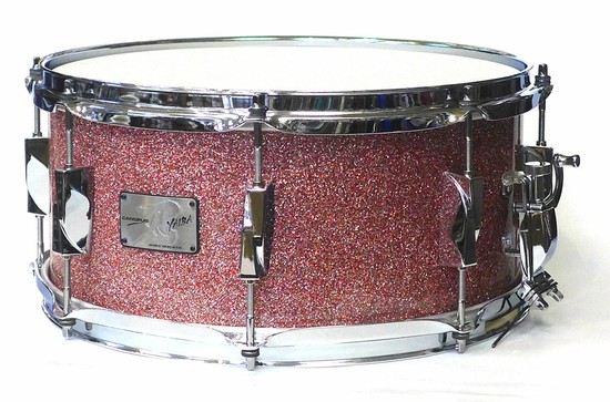 CANOPUSYAIBA II Maple Snare Drum JSM-1465-RSS-LQ Rose Sparkleの画像