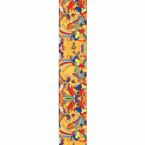 D'AddarioTHE BEATLES YELLOW SUBMARINE,PRIMROSE PRAIRIE POLYESTER STRAP 50BYS02の画像