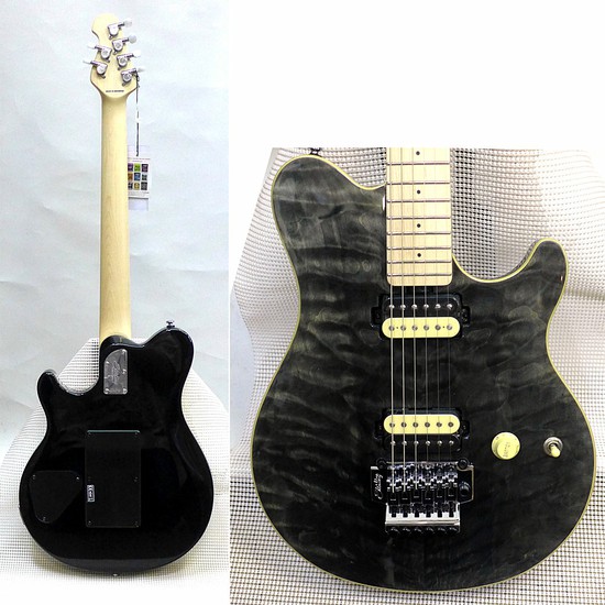 Sterling by MUSICMANSterling by MUSICMAN　AXIS AX40　Transparent Blackの画像