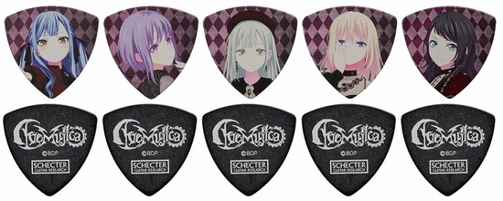 AveMujicaｘSchecter「BanG Dream! Ave Mujica」のピック各2枚の10枚セットの画像