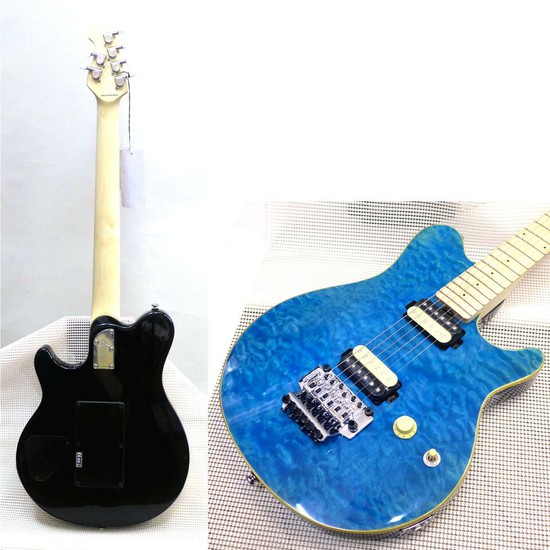 Sterling by MUSICMANSterling by MUSICMAN　AXIS AX40　Transparent Blueの画像