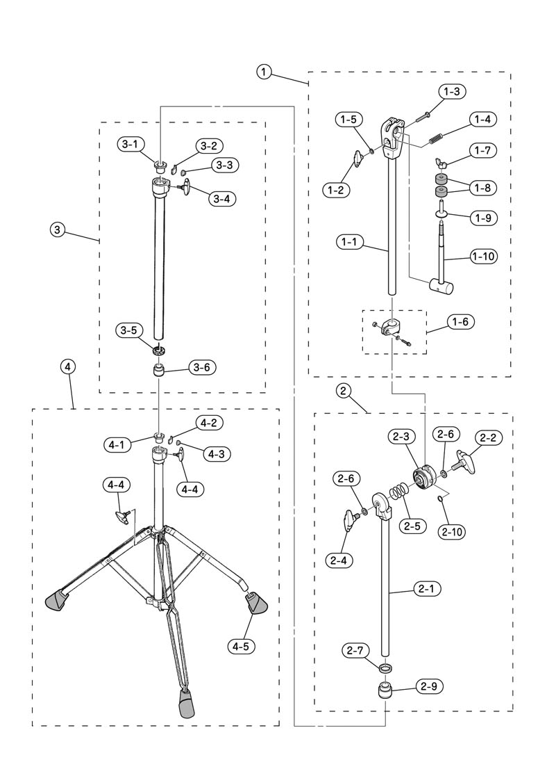 YAMAHA CS865 ＞ シンバルスタンド | 楽器の専門店ミュージックファーム